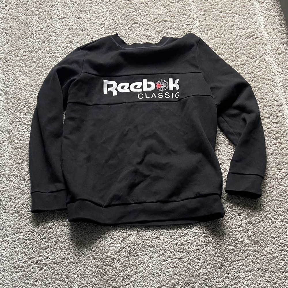 Reebok Classic Black Crewneck